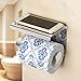 Alise Toilet Paper Holder Tissue Holders Paper Storage with Mobile Phone Storage Shelf,GG5200 SUS304 Stainless Steel Polished Chrome