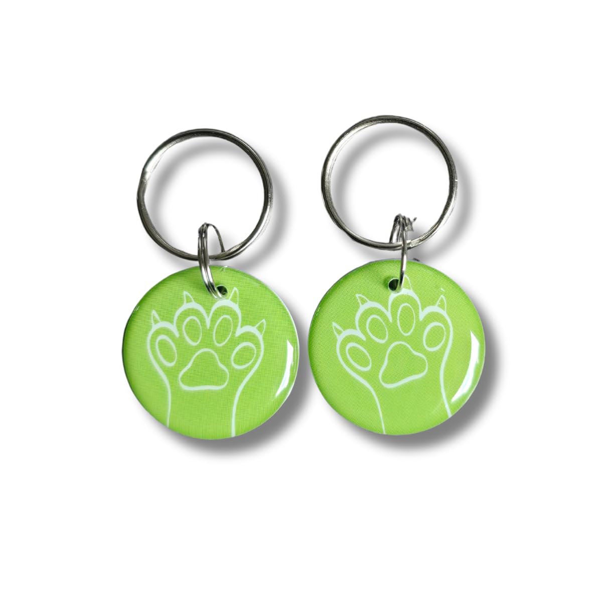 Compatible with Sureflap Surefeed Microchip RFID Collar Replacement Tags, Pack of 2, Waterproof, for Pets Without Microchip (Green)