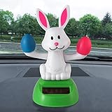 Solar Powered Dancing Toys Swinging Cat Bobble Dancer Toy Car Decor Gessppo (MM)