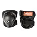 eNilecor Kid's Knee Pads Elbow Pads Wrist Guards for Skateboarding Cycling Skating Roller Blading Protective Gear Pack of 6 (Small, Black)