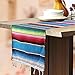 Hokic Mexican Table Runner Fringe Cotton Handwoven Mexican Serape Blanket Table Runner Mexican Fiesta Party Supplies Day of The Dead Party Decorations 14 x 84 Inch