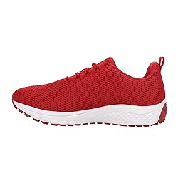 Propét Womens Tour Knit Sneaker, Red, 13 US