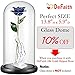 DEFAITH 24K Gold Dipped Real Rose Gifts, Best Wedding Anniversary Valentines Day Love Gift for Her Wife Girlfriend Spouse, Blue with Stand