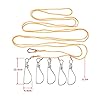 Lixada-5-Snaps-Stainless-Steel-Fish-Stringer-Rope-Lanyard-Fish-Lock-Fishing-Accessories-Tackle-Tool