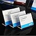 10pack of Clear Acrylic Slanted Sign Holders Price Tag Advertisement Display Stand Holder 9x6cm