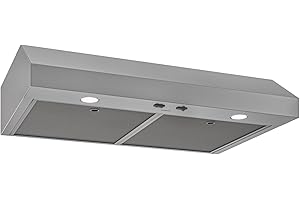 Broan-NuTone GLA1363SS 36-Inch Stainless Steel Under Cabinet Trusted Quiet Power with 350 CFM, 1.5 Sones for Effective Everyday Kitchen Ventilation Undercabinet Range Hood