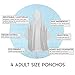 The Clean Explorer Disposable Rain Ponchos with Hood and Drawstring: Extra Thick (Adult and Child Sizes) (Clear - Adult Size)