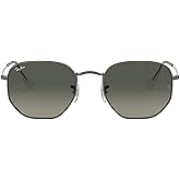 Ray-Ban unisex-adult Rb3548n Hexagonal Flat Lens Hexagonal Sunglasses