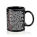 YINENN 11 oz Coffee Mug with Funny Grammer Expletive and Rude (Black)