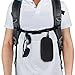 Wisdompro Backpack Chest Strap, 3/4 inch Backpack Sternum Strap Chest Belt with Quick Release Buckle for Hiking and Jogging (Compatible with 1 inch Webbing Shoulder Strap)