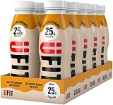 UFIT 25g Protein Shake Salted Caramel 10 x 330 ml Fat Free No Added Sugar view 1