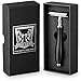 Professional Double Edge Safety Razor -Traditional Twist Open Men Razor Double Edge Blades - Heavyweight Men Shaving Razor with Black Resin Handle