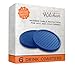 Large Drink Coasters - Absorbs Moisture and Prevents Table Damage, Modern Blue Rubber Coaster with Non-Slip Bottom for Drinking Glasses, 6 Pack