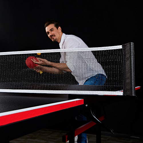 Lancaster Easy to Assemble Compact Portable Indoor 2 Piece Table Tennis Game