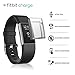 Fibit Charge 2 Screen Protector, Cuteey Slim Soft Full Cover Case for Fitbit Charge 2 Smart Watch Accessories