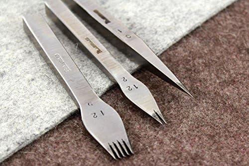 Vergez Blanchard Pricking Iron (1 tooth). Size#14 (1.92mm/14spi). Leather Working Tool