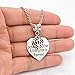 Tinksky Heart Charm Necklace Mom Daughter Jewelry Best Mother's Day Gifts from Daughter, The Love Between Mother and Daughter is Forever