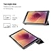 ProCase Slim Case for Galaxy Tab A 8.0 2017 T380 T385, Light Smart Cover Stand Hard Shell Case for 8.0 inch Galaxy Tab A Tablet 2017 T380 T385 -Black