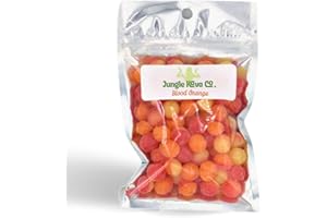 JUNGLE KAVA Co. - Kava Hard Candy Drops/Blood Orange | Kava Extract Stress Relief Supplement | Natural Calming & Relaxation Aid | 80 MG Kavalactones Per Serving |4oz. Bag