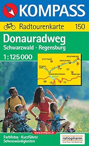 Download Carte touristique : Donau-Radweg, Schwarzwald-Regensburg PDF