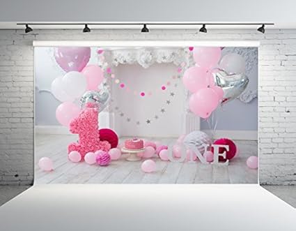 Amazon Com Kate 7x5ft 1st Birthday Photography Backdrops Baby Girl