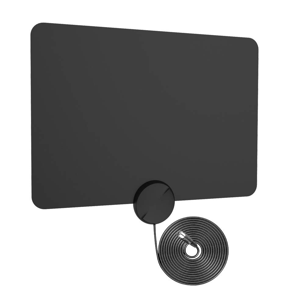 SSL-G07N Indoor Amplified Digital HDTV 4G Aerial Antenna - Model Supports All Television Freeview HD Digital TV, Ultra-Slim High Gain Portable Aerial
