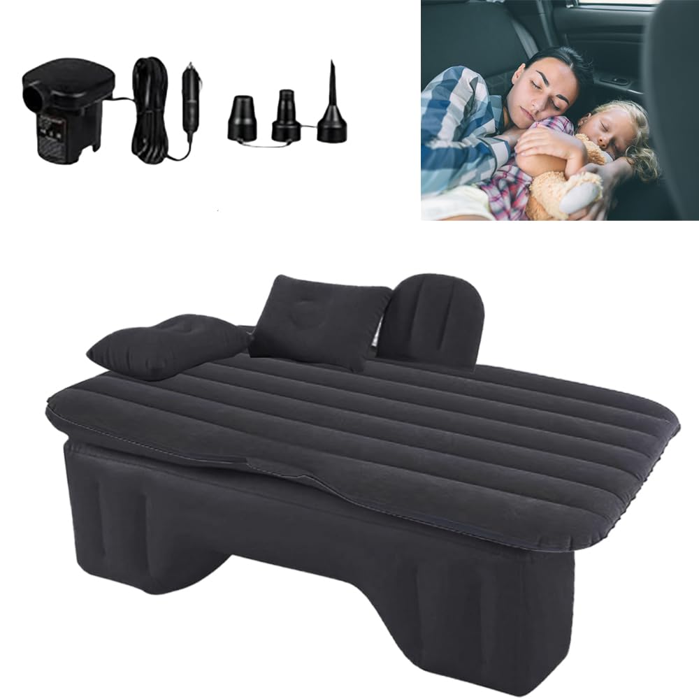 Geterral Car Air Mattress,Car Mattress for Back Seat,Car Bed For Outdoor Camping Traveling