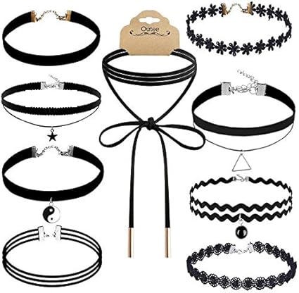 Amazon Com Conjunto De Collares Gargantillas Outee 9 Piezas