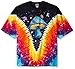 Liquid Blue Men's Plus-Size Space Shroom T-Shirt, Tie Dye, Large