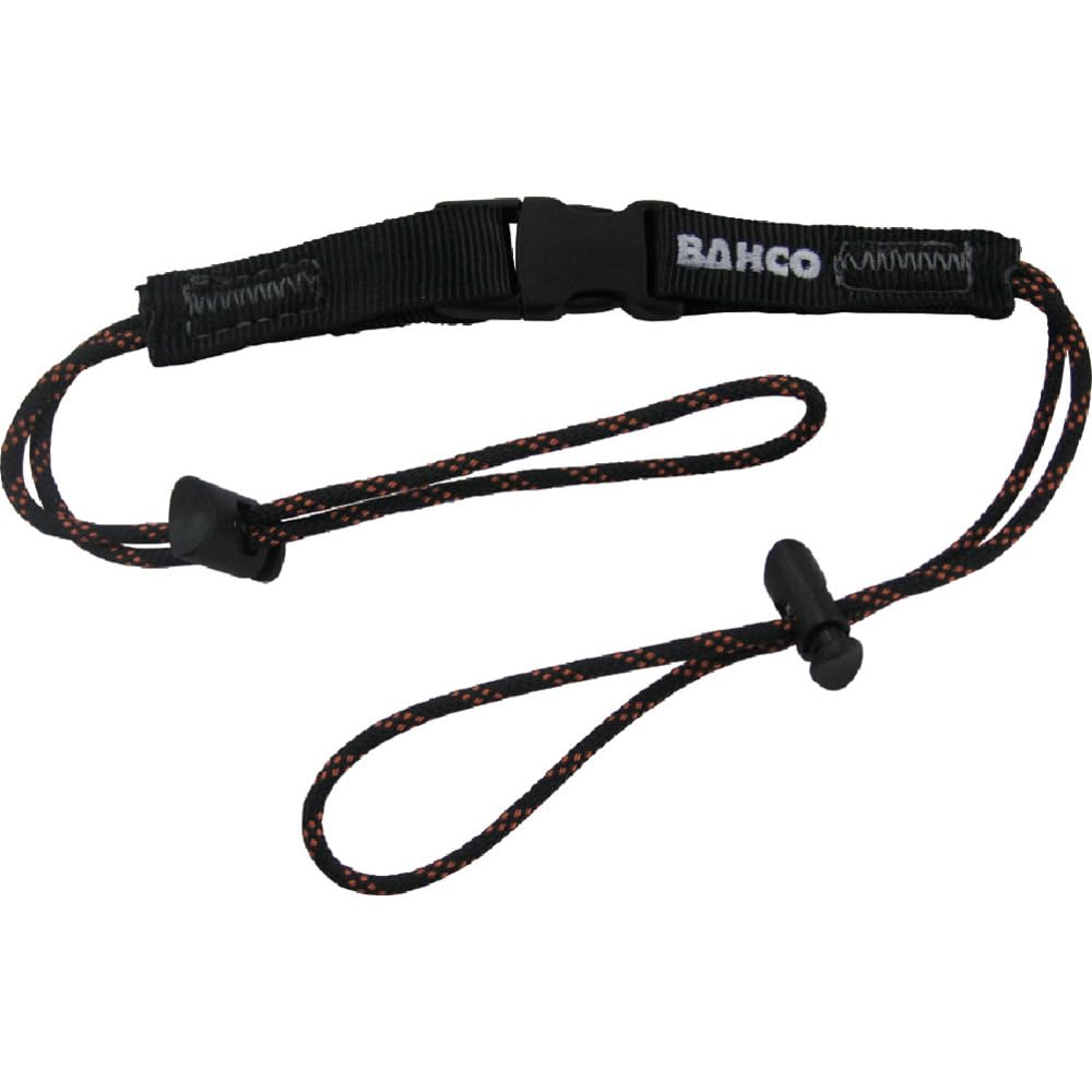 Bahco 3875-WL1 Wrist Lanyard for 1 kg, Black/Orange, 60 cm