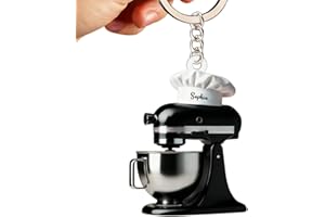 Personalized Cream Mixer Baking Keychain Custom Name Baker Pastry Chef Keyring Culinary School Graduation Gift For Women Men 