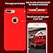 TORRAS iPhone 7 Plus Case/iPhone 8 Plus case, Liquid Silicone Rubber Slim Fit Soft Phone Case with Microfiber Cloth Lining Compatible with iPhone 7 Plus/iPhone 8 Plus, Red