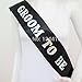 Groom to Be Sash for Stag Night Bachelor Party