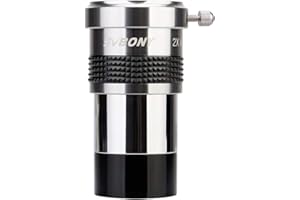 SVBONY SV137 Barlow Lens 1.25 Inch 2X Barlow Lens Metal Body Fully Multi Coated for Standard Telescope Eyepiece Astronomy