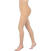 Orgood Compression Pantyhose for Women, 20-30 mmHg Footless Graduated Support Medical Compression Stockings