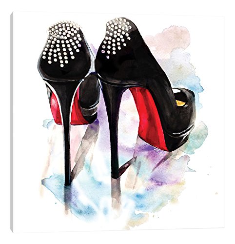 iCanvasART Christian Louboutin Classic Heels Canvas Print, 18" x 18"