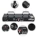 Sound Activated Stage Lights,4 Lens 30W Stage Light 100 Multi-Patterns 7CH DMX512 Controlled Disco DJ Party Effect Lights RGPY US Plug 110V (Black)