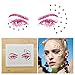 Tattify Face Jewels, Rhinestone Rave Colorful Stars (Set of 1) Self-Adhesive and Easy To Stick On Eye Gems and Rocks, Long Lasting and Waterproof