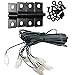 Orion Motor Tech 54 LED Amber Emergency Service Truck Car Vehicle Strobe Warning Light/Lightbars for Deck Dash Grill Windshield Headliner