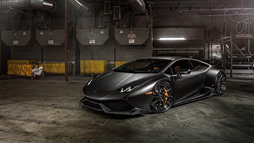 ADV1 Wheels Lamborghini Huracan 4K Silk Wall Art Poster Print - 24x36 inch (60x90cm)