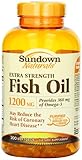 Sundown Naturals Fish Oil 1200 Mg Extra Strength Softgels, 200 Count
