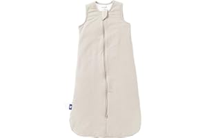 DOMIAMIA Rayon Made from Bamboo Baby Sleep Sack 1.0 Tog Ultra Soft Wearable Blanket 6-12 Months, Toddler Sleeping Bag Unisex Boys Girls, 2-Way Zipper Sleep Sack Breathable Lightweight Meduim