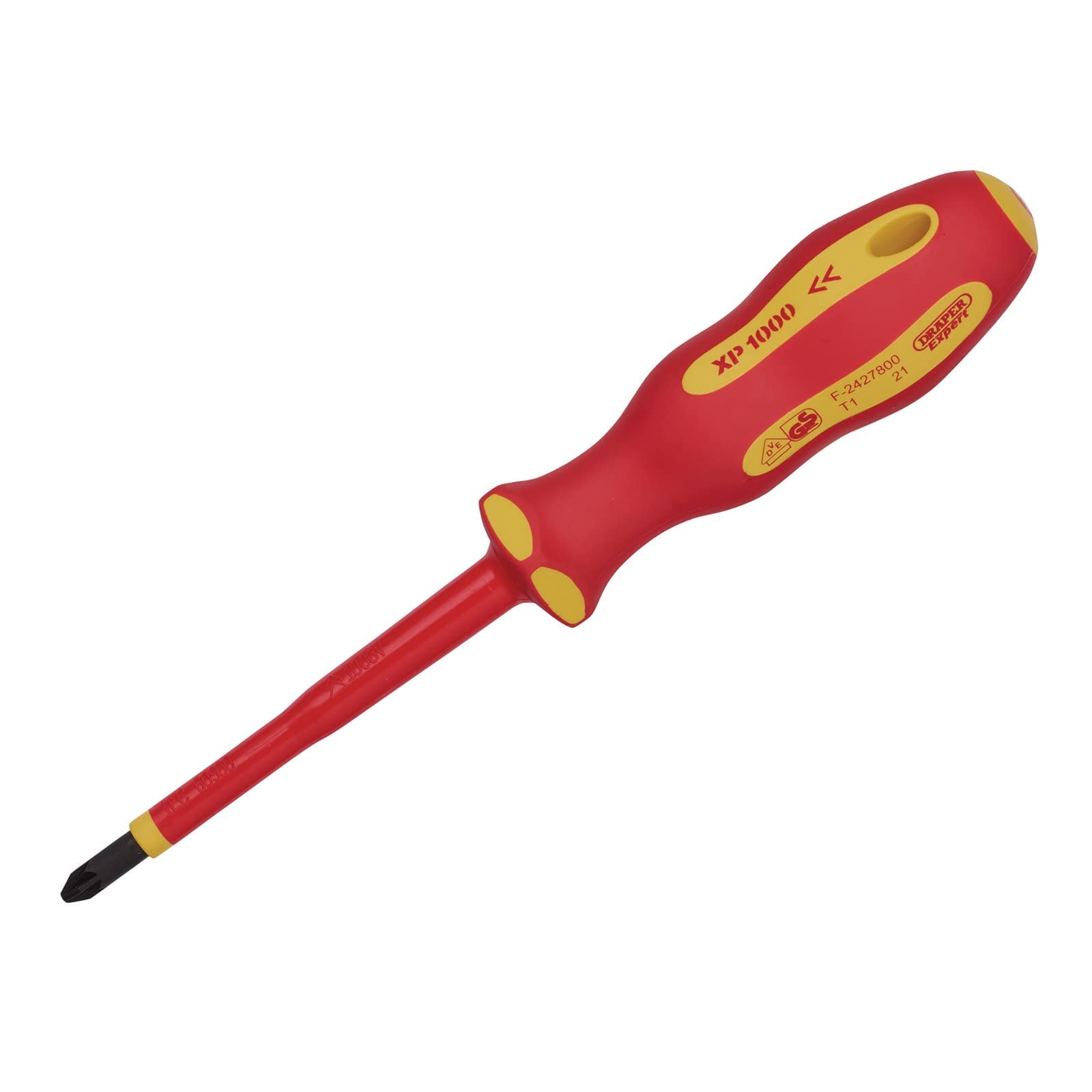 Draper XP1000 VDE PZ Type Interchangeable Screwdriver - 64484 - Precision Electrical Screw Driver Bit Tool