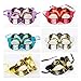 Solovey 12Pack Gold Shining Plated Party Mask Wedding Props Masquerade Mardi Gras Mask Party Costume Accessory, Large
