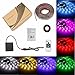 Battery Powered LED Strip Lights USB Operated TV Backlight, Imenou Led Lights Strip with RF Remote RGB Led Strip Rope Lights Waterproof Led Strip Lighting (2M/6.56ft)