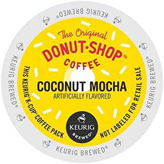 The Original Donut Shop Coconut Mocha Coffee, 24 count (2 Pack)
