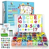 Guanababa Kids 272 PCS Magnetic Letters and Numbers