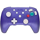 Retro Fighters BattlerGC Wireless Controller - Gamecube, Game Boy Player, Switch & PC Compatible (Blue/Purple)