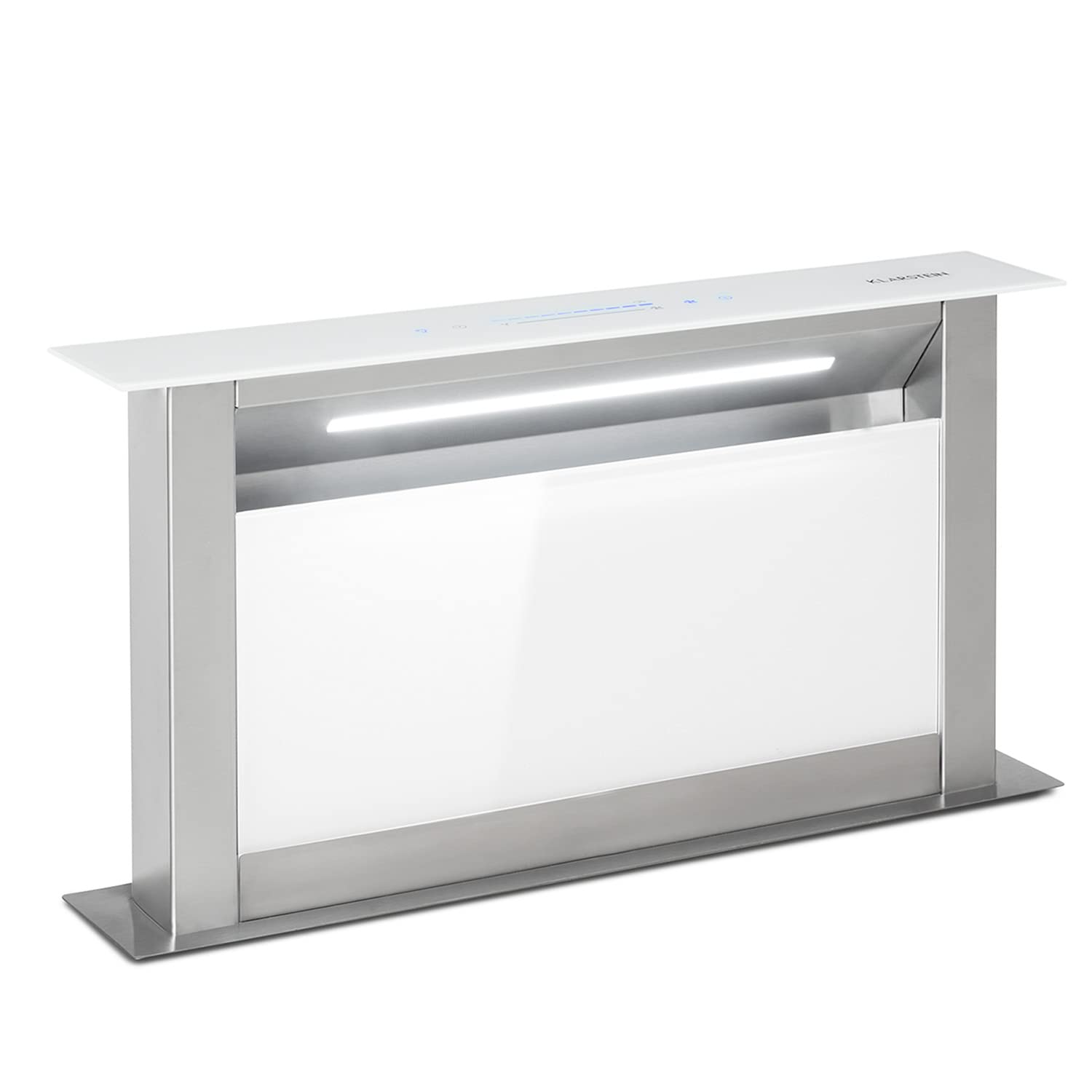 Klarstein-Campana-Extractora-60-cm-Extractor-de-Cocina-Flujo-Aire-576mh-Filtros-Extraccion-de-Grasa-10-Velocidades