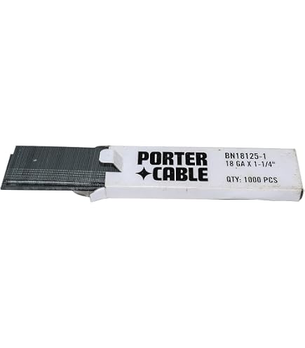 PORTER-CABLE BN18125-1 1-1/4-Inch 18 Gauge Brad Nail (1000 per Box